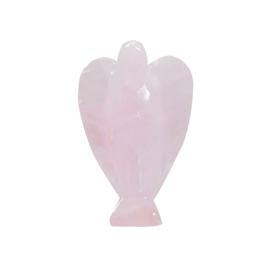 Pink Calcite 3" Carved Angel