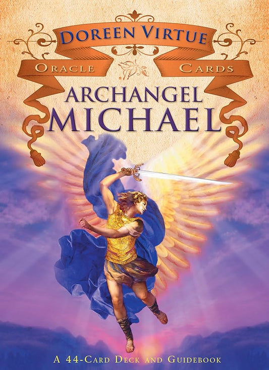 Archangel Michael Oracle Cards by Doreen Virtue – divine messages of protection, strength, and guidance from Archangel Michael.
