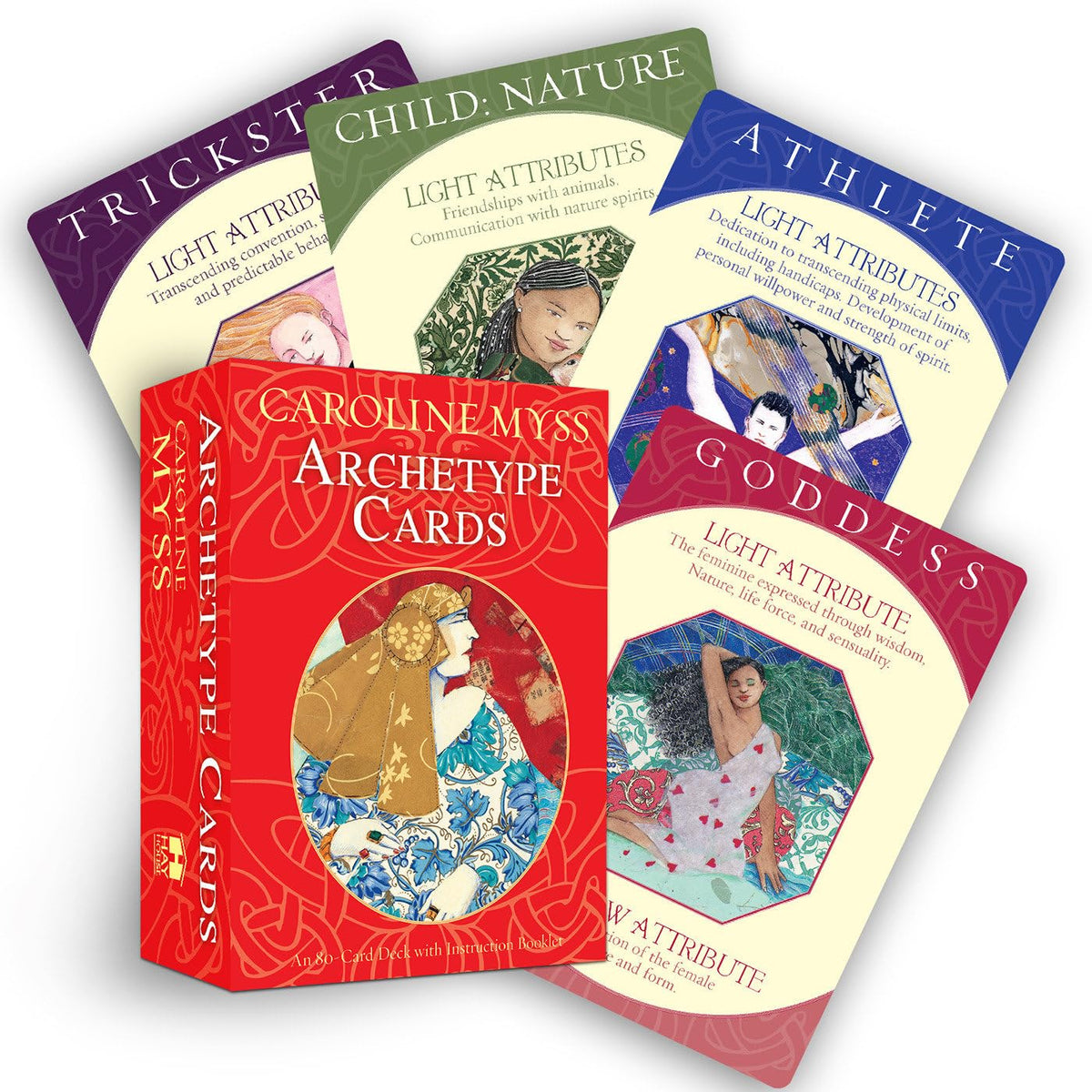 Archetype Cards by Caroline Myss – a 64-card deck exploring personal archetypes for insight, empowerment, and self-awareness.
