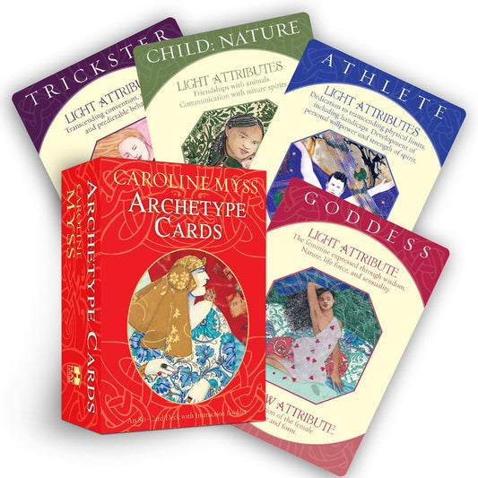 Archetype Cards by Caroline Myss – a 64-card deck exploring personal archetypes for insight, empowerment, and self-awareness.
