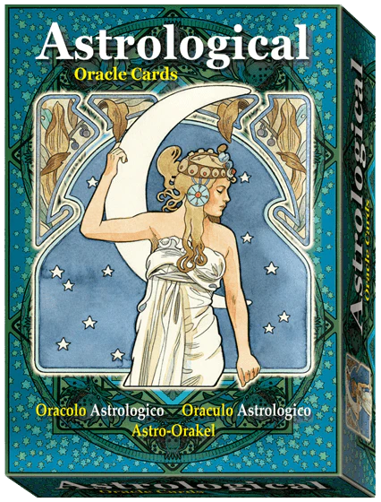Astrological Oracle Cards by Lunaea Weatherstone – a beautifully illustrated oracle deck exploring zodiac signs and planetary energies.
