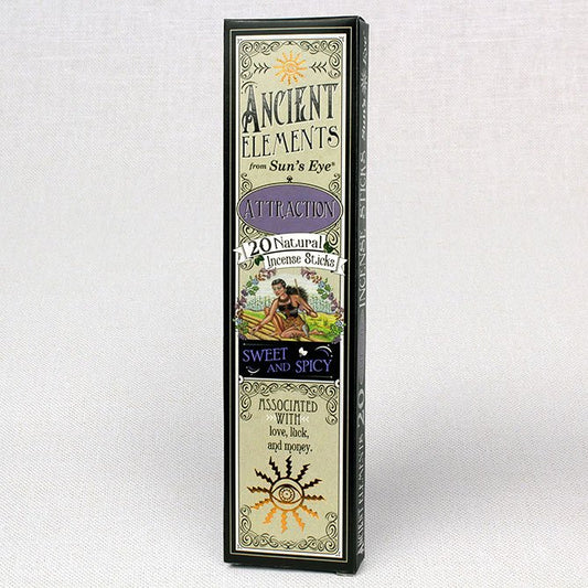Attraction - 20 Natural Incense Sticks - Sun's Eye