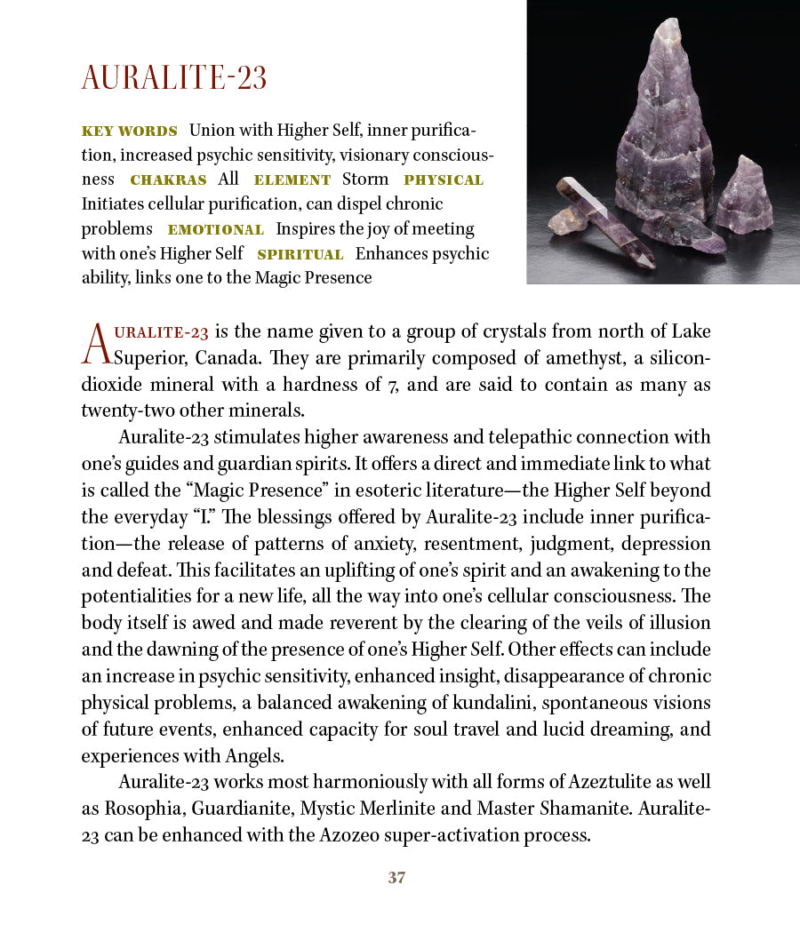 Auralite 23 Raw Stones - 3-6 Grams