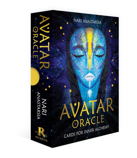 Avatar Oracle by Nari Anastarsia – A 36-card oracle deck featuring visionary artworks designed to activate inner alchemy, offering daily healing messages for growth, clarity, and direction.
