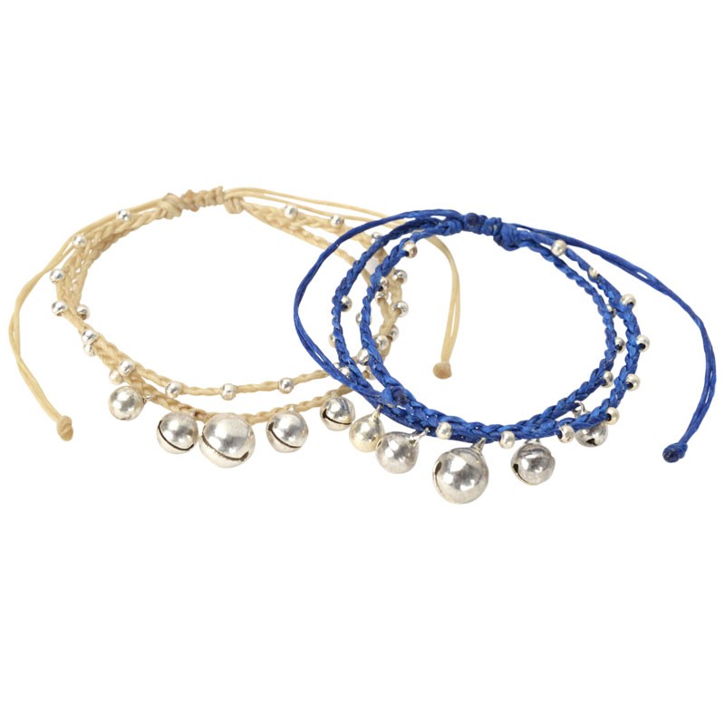 Gradual Bells Pull String Adjustable Anklet
