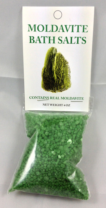 Moldavite Bath Salt 4oz