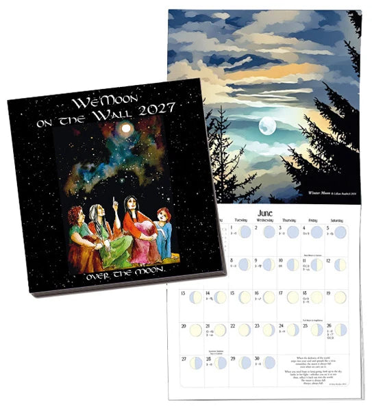 We'Moon on the Wall 2027 | Astrological Moon Phase Calendar