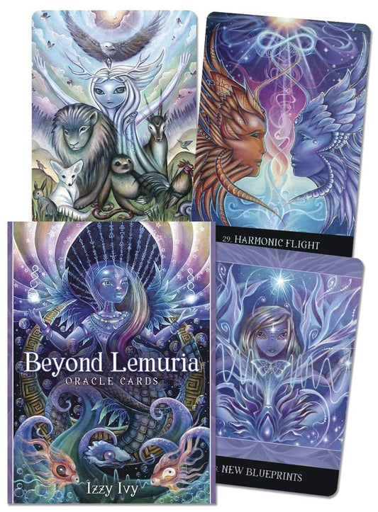 Beyond Lemuria Oracle (Pocket Edition) by Izzy Ivy – A 56-card deck offering guidance and healing from the ancient wisdom of Lemuria.
