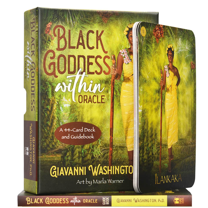 Black Goddess Within Oracle by Giavanni Washington – a soulful deck honoring Black goddess energy, empowerment, and ancestral wisdom.
