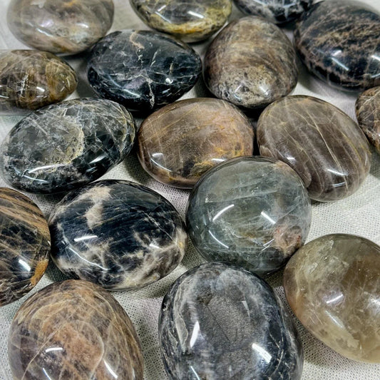 Black Moonstone Palmstone Gallet Madagascar