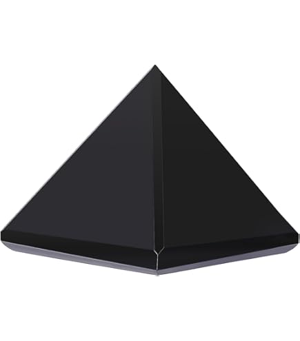Black Obsidian 28-30MM Pyramid - Mexico