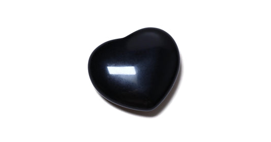 Black Obsidian 45mm Heart - Mexico