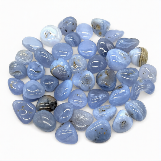 Blue Lace Agate Namibia - Tumbled