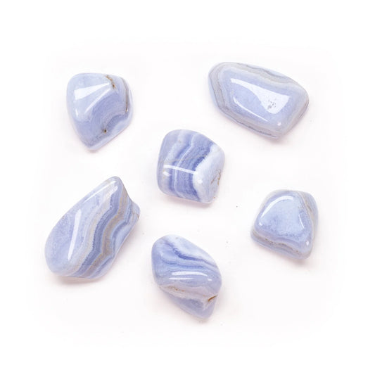 Blue Lace Agate Namibia - Tumbled