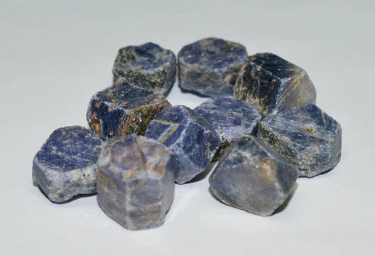 Natural Blue Sapphire Corrundum / Slice - Afganistan