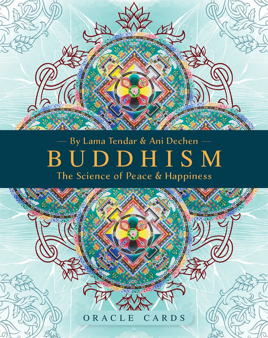 Buddhism Oracle Cards by Lama Tendar & Ani Dechen – a serene oracle deck inspired by Buddhist wisdom for mindful guidance.
