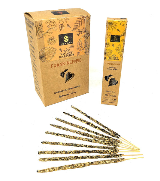 Frankincense Incense Sticks 25 grams - SONAVI - Nature's Collection: All Natural
