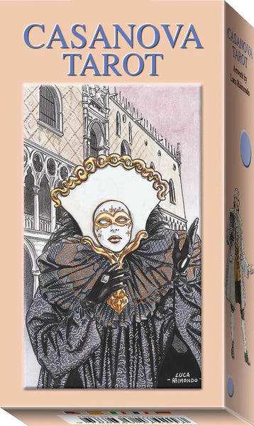 Casanova Tarot by Luca Raimondo – sensual, Venetian-inspired tarot exploring love, passion, and romantic intrigue.
