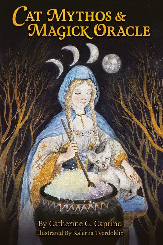 Cat Mythos & Magick Oracle by Ellen Lorenzi-Prince – mystical feline wisdom blending myth, magick, and oracle insight.
