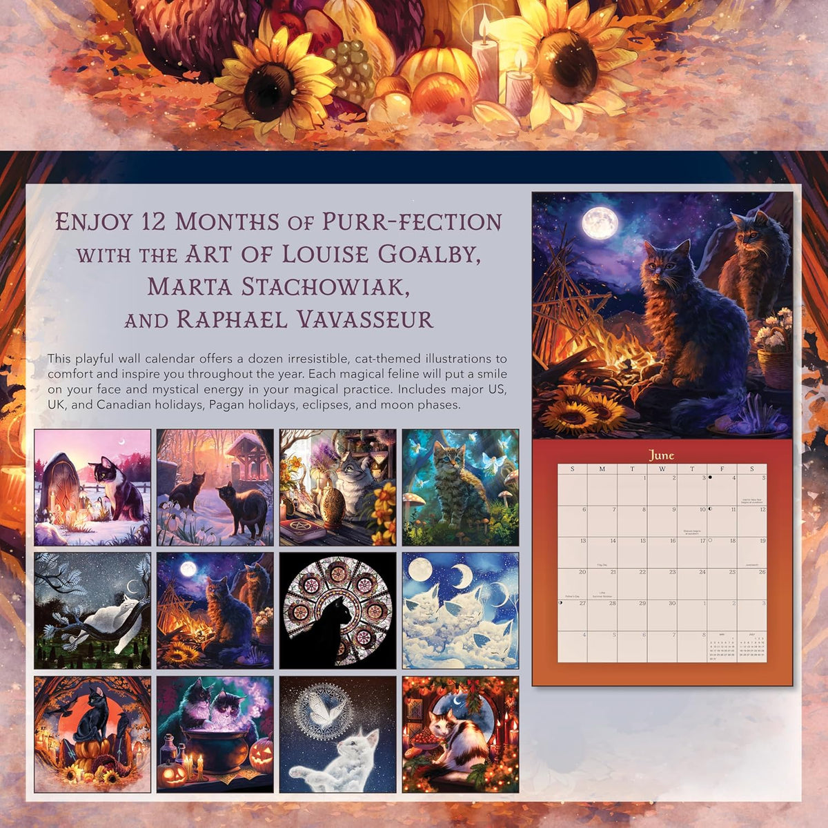 Llewellyn's 2027 Magical Mystical Cats Calendar