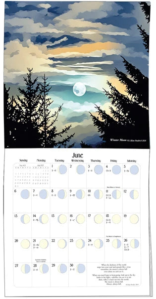 We'Moon on the Wall 2027 | Astrological Moon Phase Calendar