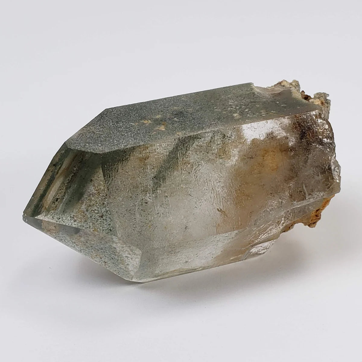 Green Chlorite Phantom Quartz Natural Point 2-3"