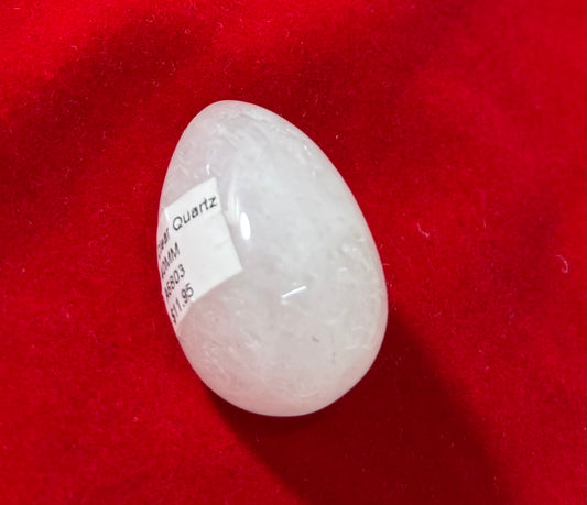 Clear Quartz 40MM Crystal – natural clear quartz crystal measuring 40mm, perfect for healing and energy amplification.
