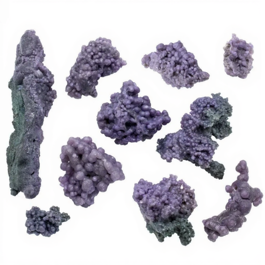 Grape Agate Chalcedony Natural Crystal