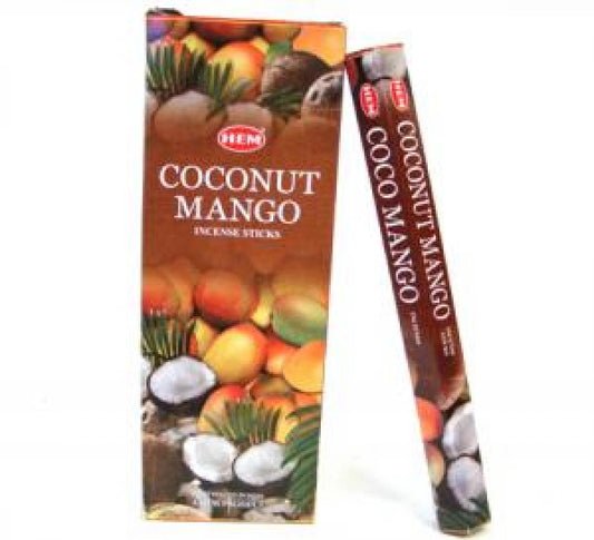 Coconut Mango Hem Incense 20 Sticks