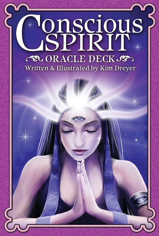 Conscious Spirit Oracle Deck – soul-centered oracle cards encouraging mindfulness, clarity, and spiritual connection.
