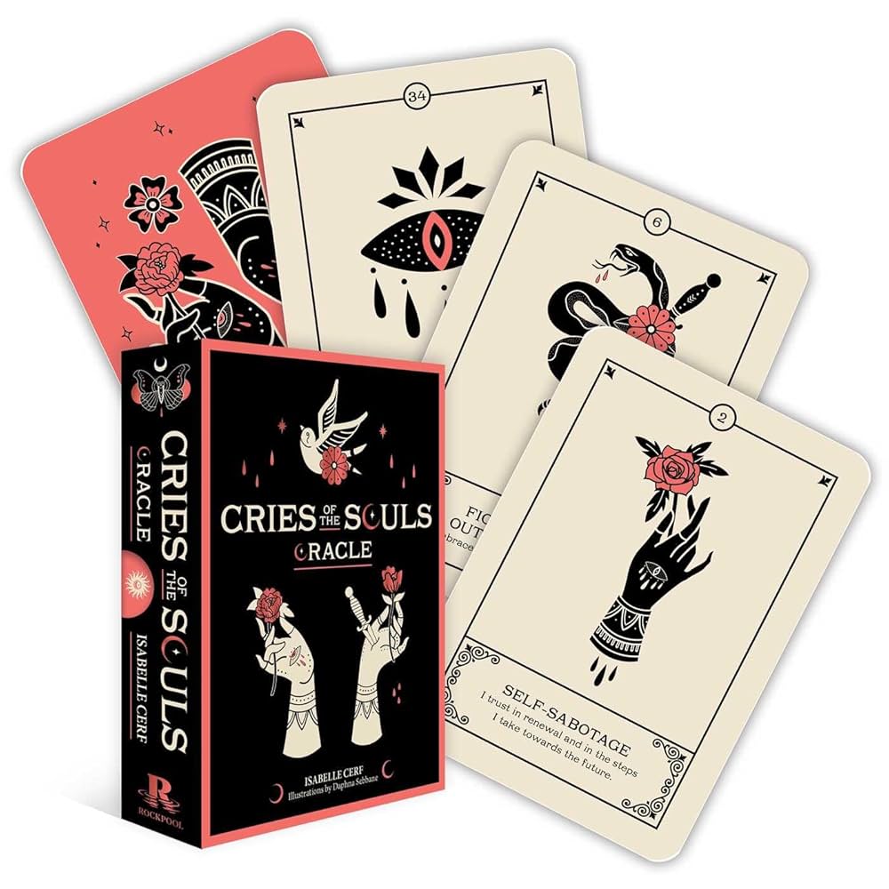 Cries of the Souls Oracle by Isabelle Cerf – evocative rockpool oracle deck illuminating deep emotional insights and guidance.
