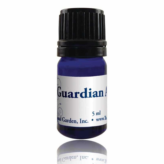 Crystal Garden Guardian Medical Grade Oil – protective essential oil blend for strength, balance, and energetic shielding.
