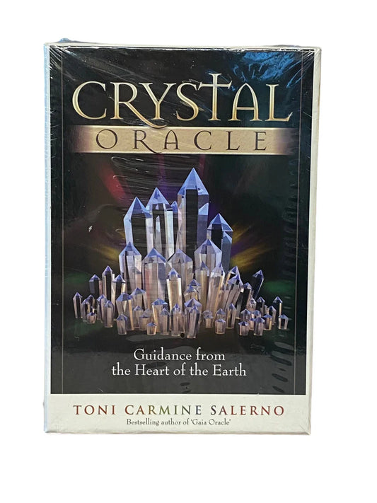 Crystal Oracle by Toni Carmine Salerno – a luminous oracle deck exploring crystal energies and spiritual clarity.
