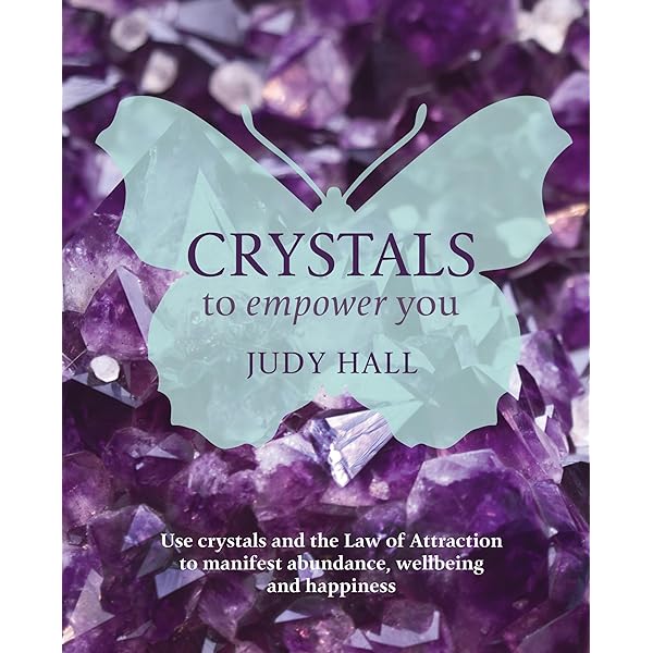 The Crystal Bible by Judy Hall – a bestselling guide to crystal meanings, healing, and uses.

