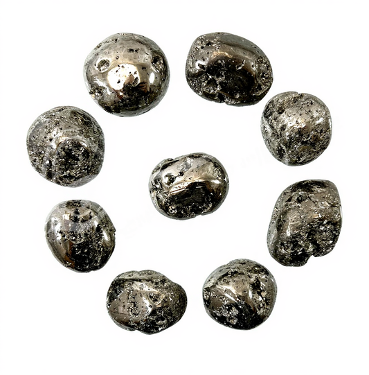 Pyrite 20-35MM Tumbled  - Peru