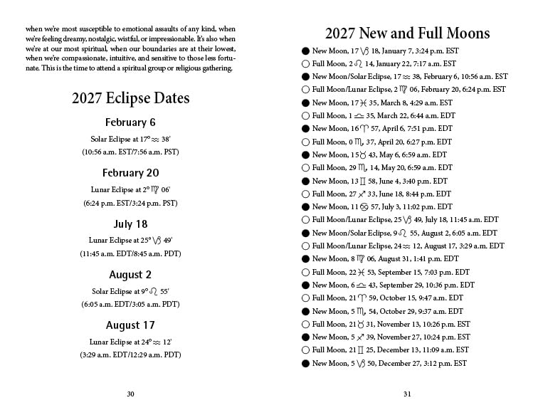 Llewellyn's 2027 Daily Planetary Guide: Complete Astrology At-A-Glance