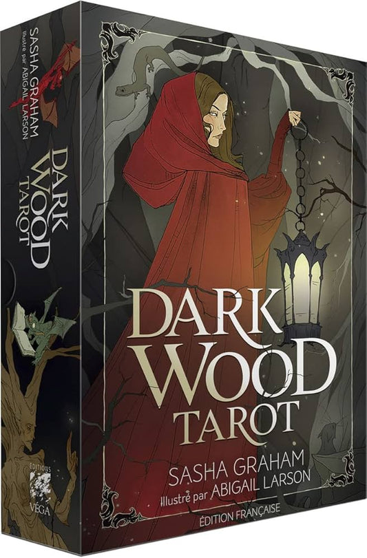 Dark Wood Tarot Mini Deck by Sasha Graham & Abigail Larson – gothic Rider-Waite-inspired mini deck with 78 cards.
