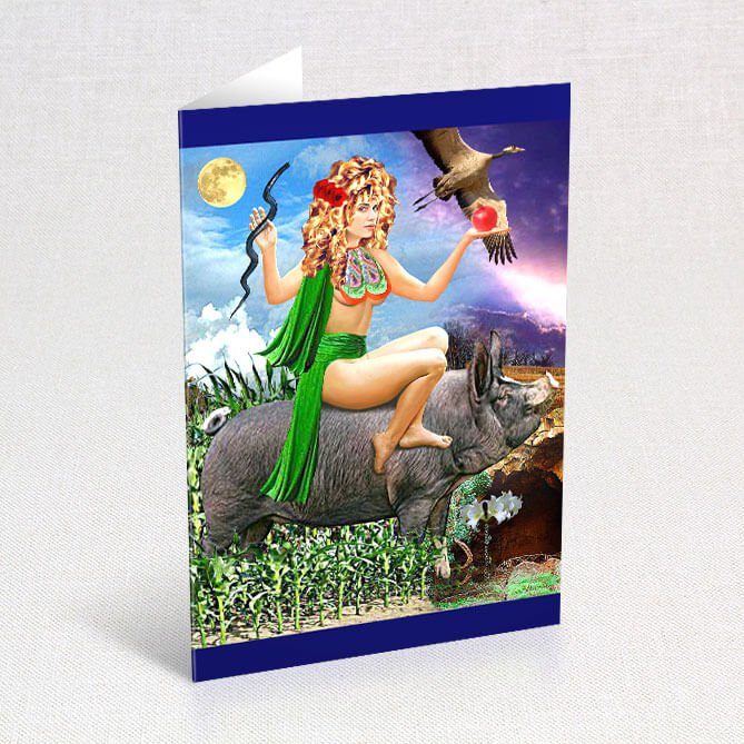 Demeter Greeting Card