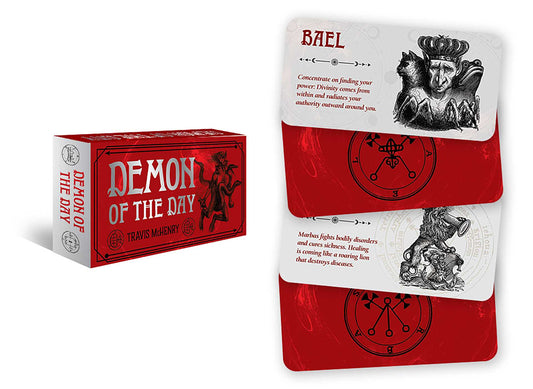 Demon of the Day by Travis McHenry – a bold oracle deck exploring daily messages from ancient demonology.
