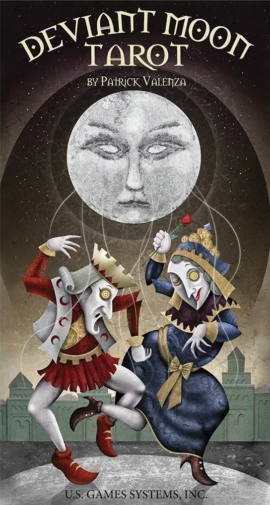 Deviant Moon Tarot by Patrick Valenza – surreal and eerie tarot deck with unique, dreamlike artwork.
