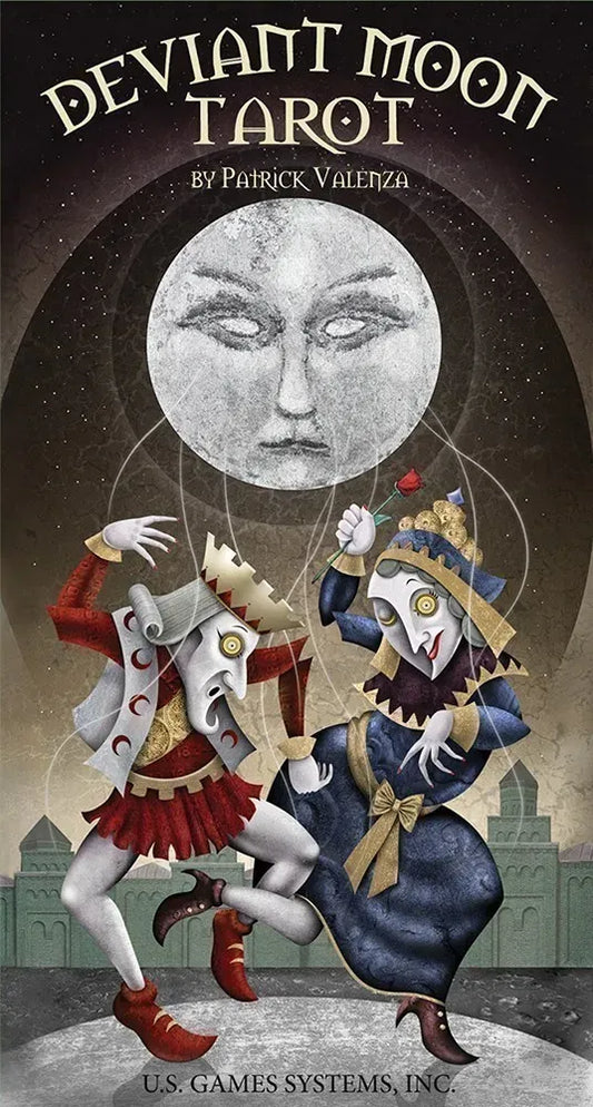 Deviant Moon Tarot by Patrick Valenza – surreal and eerie tarot deck with unique, dreamlike artwork.
