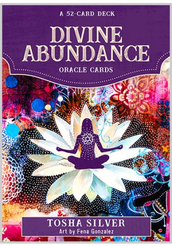 Divine Abundance Oracle Cards by Tosha Silver – A 52-card deck offering guidance on embracing abundance through surrender and trust.
