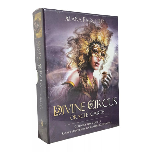 Divine Circus Oracle by Alana Fairchild – bold, quirky wisdom to unleash your wild spirit and creative confidence.
