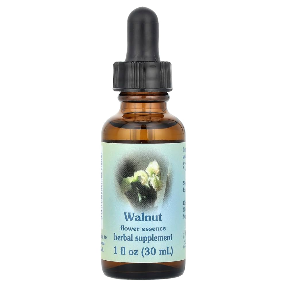 Dr. Edward Bach Walnut Flower Essence – floral remedy to support adaptability and emotional transition.
