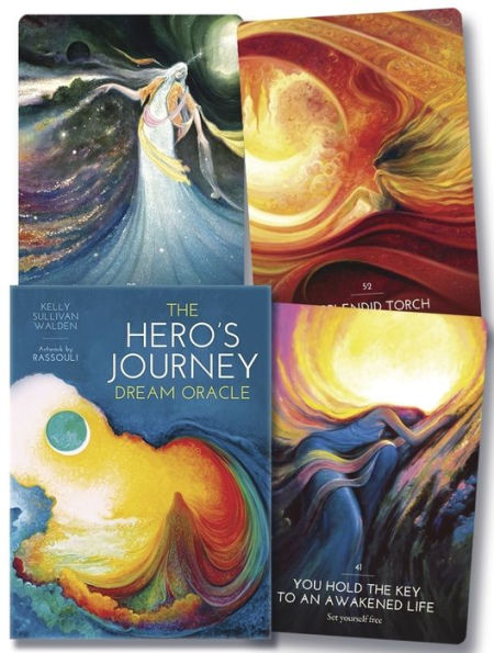Dream Oracle Cards by Kelly Sullivan Walden with art by Rassouli – A 53-card deck featuring dreamy fusion art of archetypal dream symbols and a 136-page full-color guidebook.

