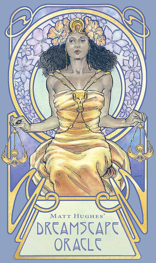 Dreamscape Oracle – dreamy oracle deck exploring subconscious visions through surreal artwork for inner guidance.
