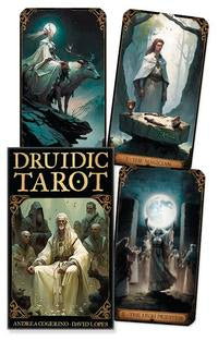 Druidic Tarot by Andrea Cogerino – a mystical tarot deck inspired by druidic traditions and Celtic wisdom.
