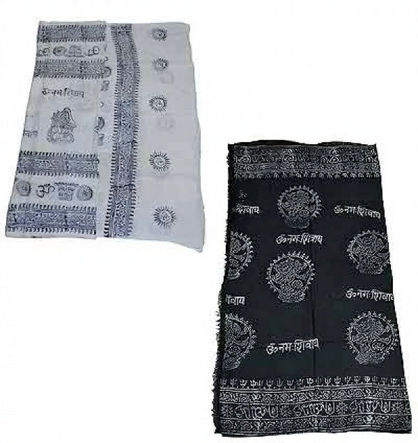 Assorted Cotton Prayer Shawl Style #3 40x80"