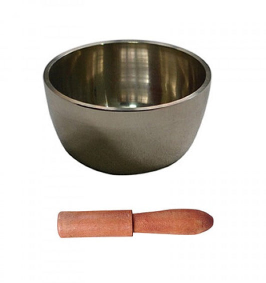 Vertical Design Plain Brass Singing Bowl Style #7