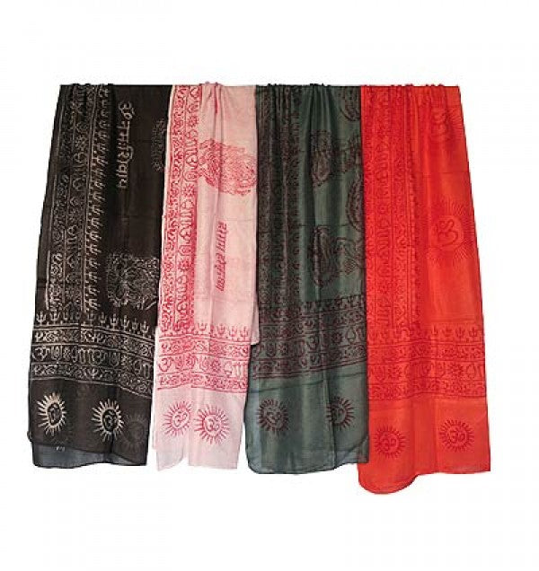 Small Assorted Cotton Prayers Shawl 22x47"